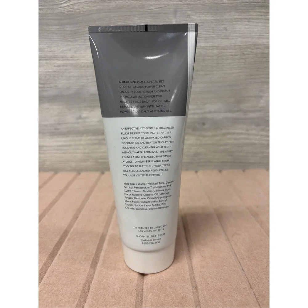 Intelliwhite Power Clean Activated Carbon Toothpaste With Xylitol Plus 8 OZ (c6)